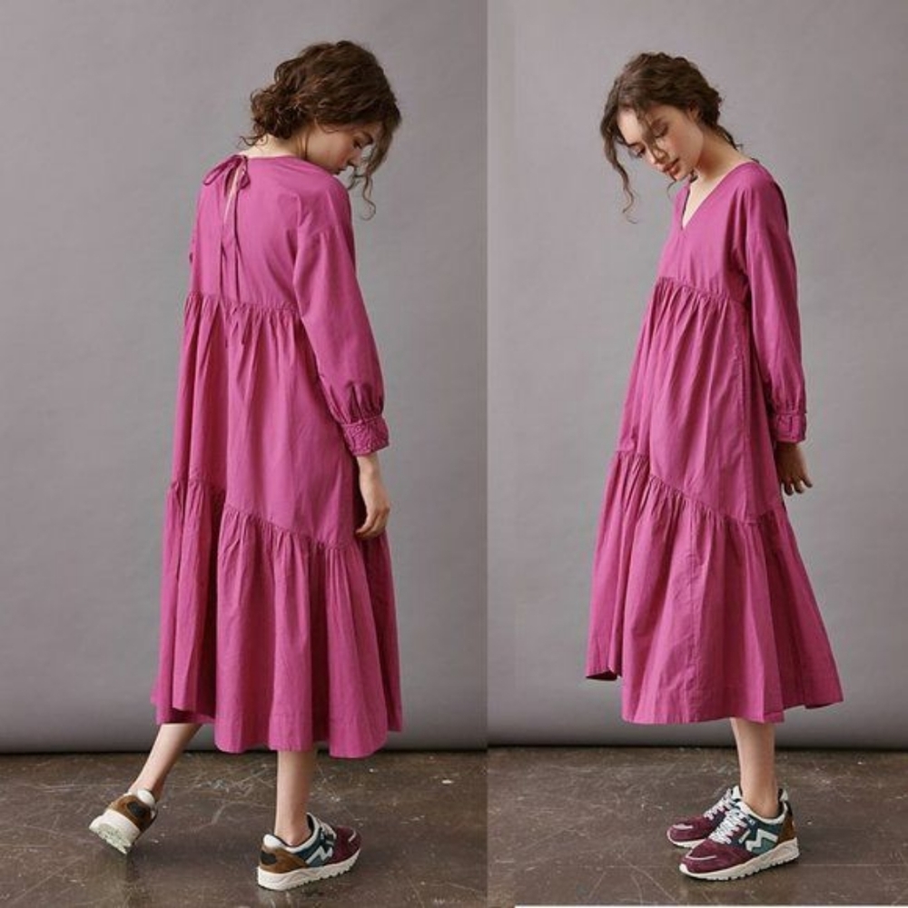 New Anthropologie Farrow midi dress size M
